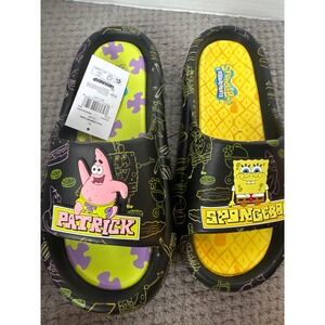 Ground Up SpongeBob SquarePants Patrick Star Comfort Slides Men Size 10 NEW